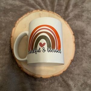 Custom made Thankful and Blessed Coffee Mug
